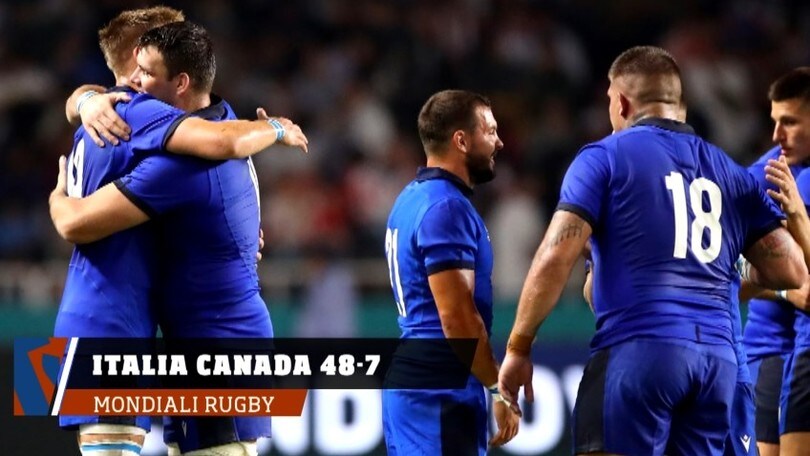 Mondiali Rugby, Italia-Canada 48-7