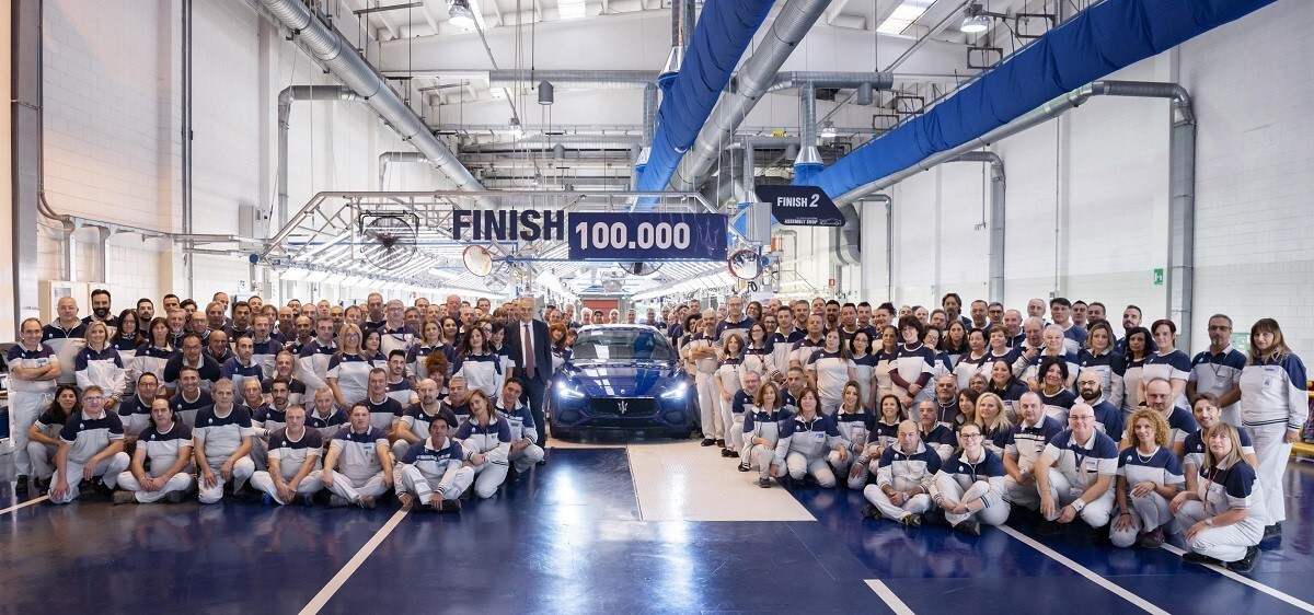Maserati Ghibli, festa per la numero 100.000