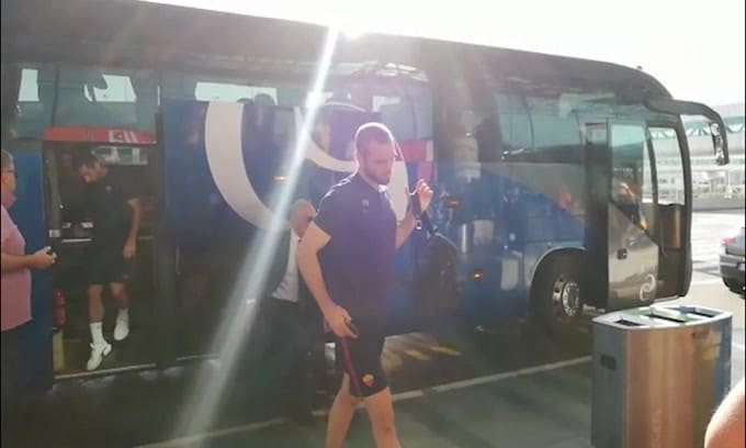 Lecce-Roma: la partenza dei giallorossi
