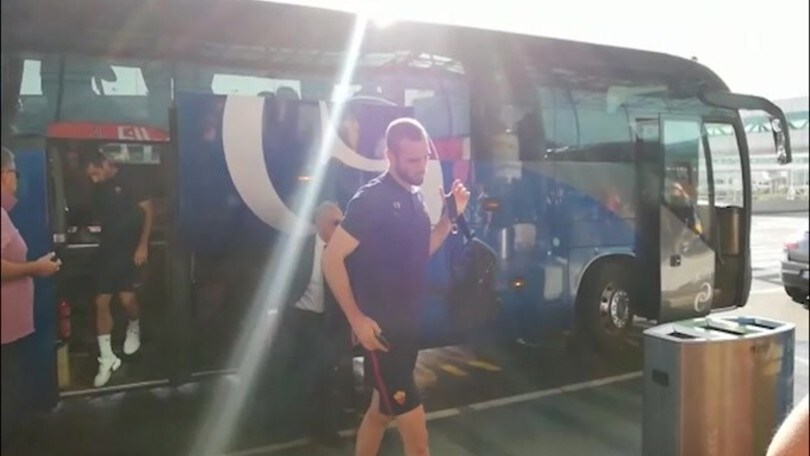 Lecce-Roma: la partenza dei giallorossi