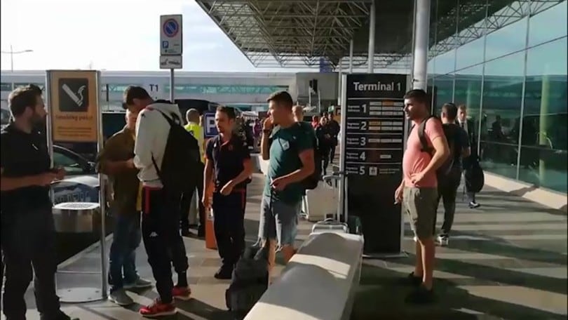 Il Genoa è arrivato a Roma