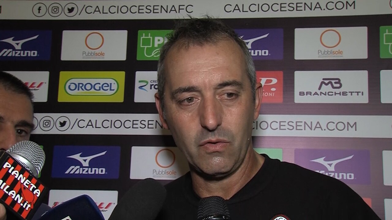 Milan, Giampaolo non è in dubbio