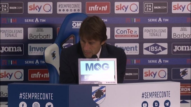 Conte: "Gol ed espulsione potevano ammazzarci"