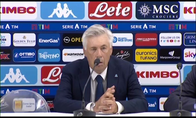 Ancelotti: "Meret-Ospina? Normale alternarli"