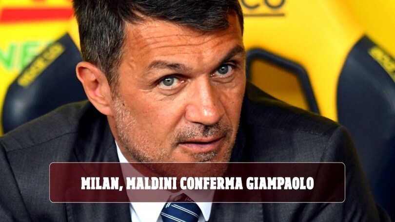 Milan, Maldini conferma Giampaolo