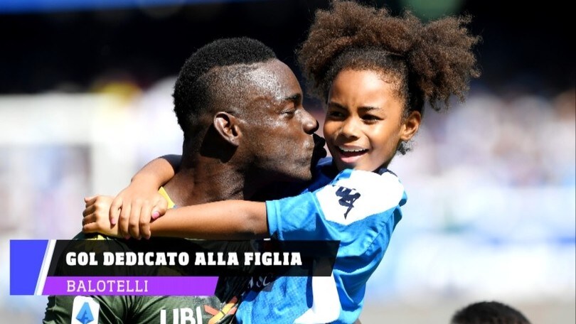 Balotelli, gol dedicato alla figlia: "Un sogno che si avvera"