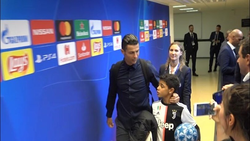 Juve, Cr7 passa in mix zone