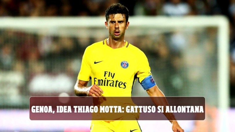 Genoa, idea Thiago Motta: Gattuso si allontana