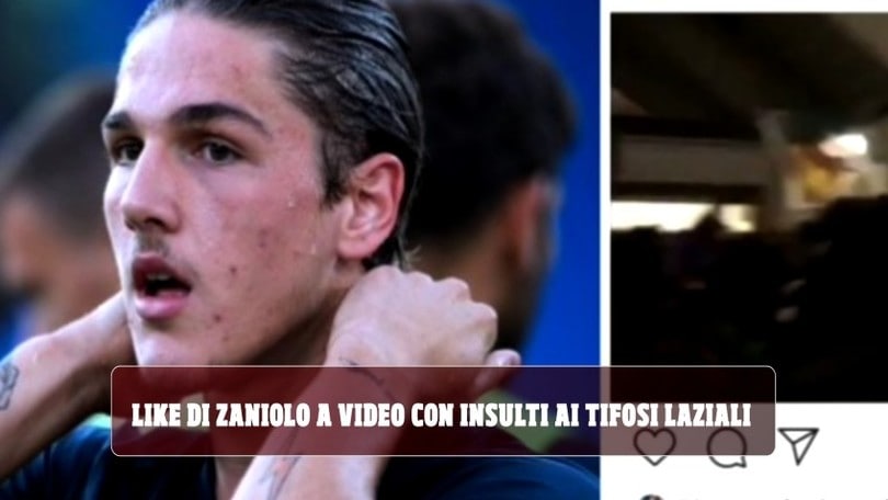 Roma, like di Zaniolo a video con insulti verso i tifosi della Lazio