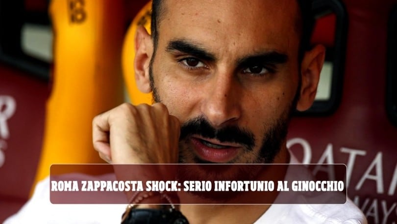Roma, Zappacosta shock: serio infortunio al ginocchio