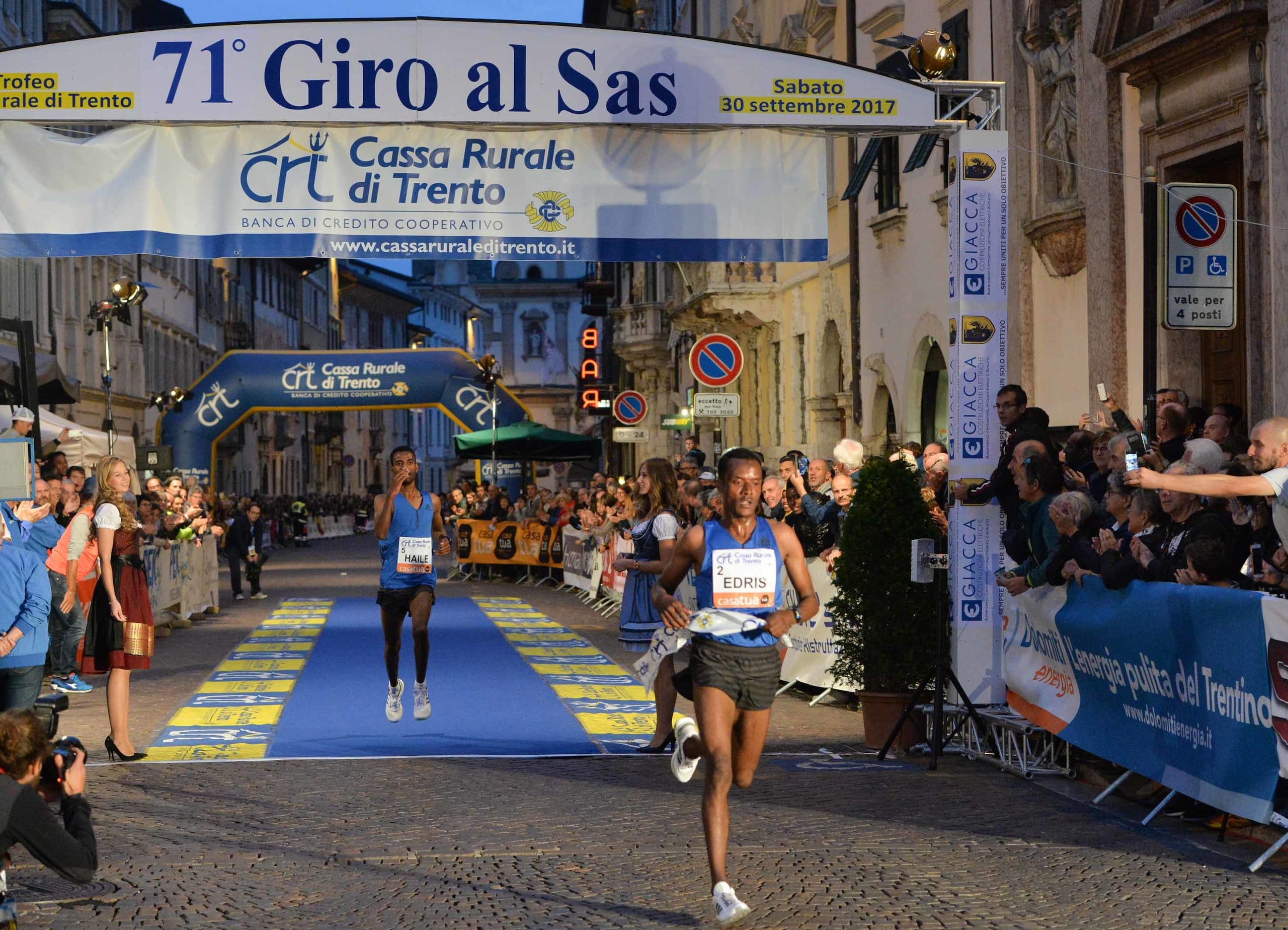 Muktar Edris, oro mondiale dei 5000m, al Trento Running Festival