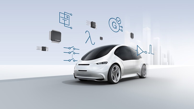 Bosch, il sistema di sicurezza per auto elettriche: immagini
