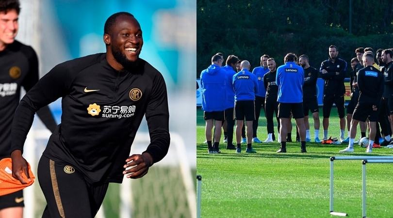 Inter-Juve, Conte parla alla squadra. E Lukaku c'è