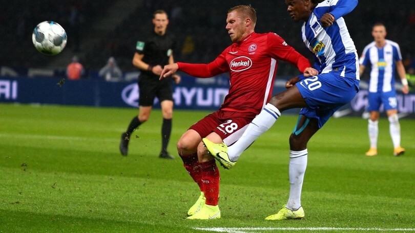 Bundesliga, tris dell'Hertha Berlino al Fortuna Dusseldorf