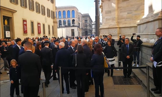 Funerali Squinzi: ci sono anche Prodi e Marotta