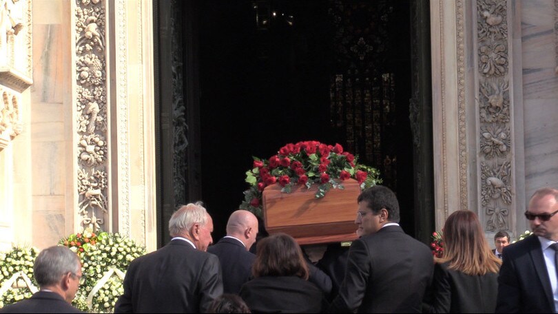 Il funerale di Giorgio Squinzi