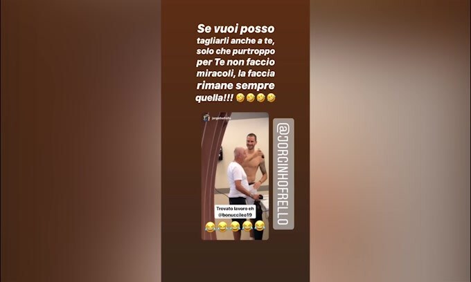 Bonucci cambia mestiere: eccolo come parrucchiere!