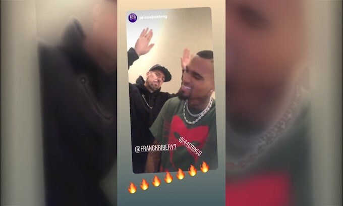Ribery e Boateng, si improvvisano rapper