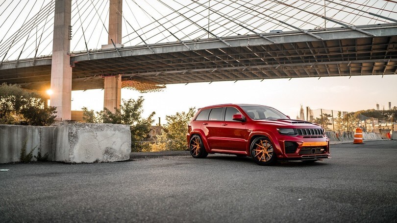 Jeep Grand Cherokee SRT8, Ferrada cambia ruote e potenza