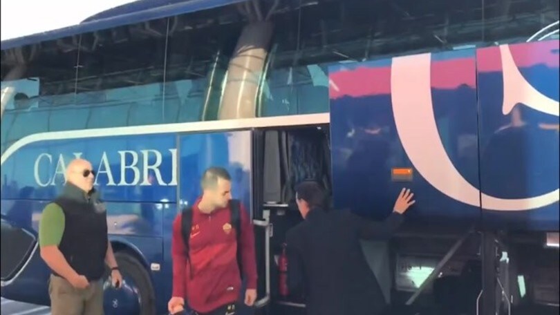 Roma, partenza in aereo per Genova