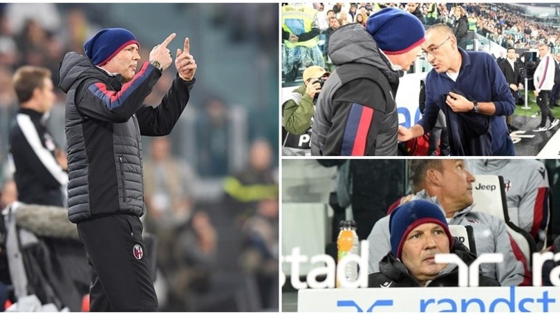 Juve-Bologna, Mihajlovic in panchina: l'Allianz Stadium lo applaude
