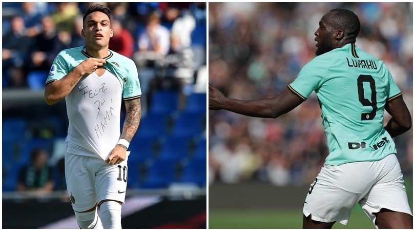 L'Inter risponde alla Juve: Lautaro e Lukaku stendono il Sassuolo