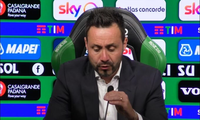 De Zerbi ai giornalisti: "I rigori c'erano..ma ricordatevi la mia frase"