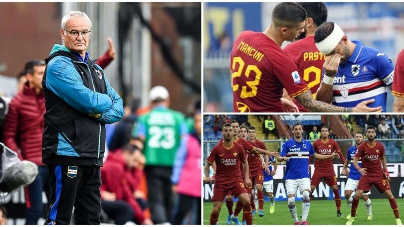 Samp, Ranieri ferma la Roma all'esordio