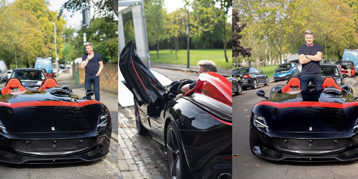 Ferrari Monza SP2, aumenta la collezione di Gordon Ramsay
