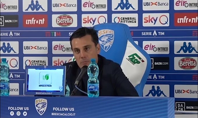 Montella: "Serviva più precisione nella parte finale"
