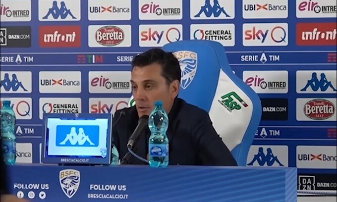Montella: "Rigore su Chiesa? Scagiono l'arbitro"