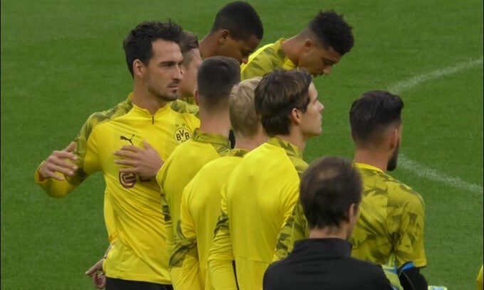 Allenamento a San Siro per il Borussia Dortmund