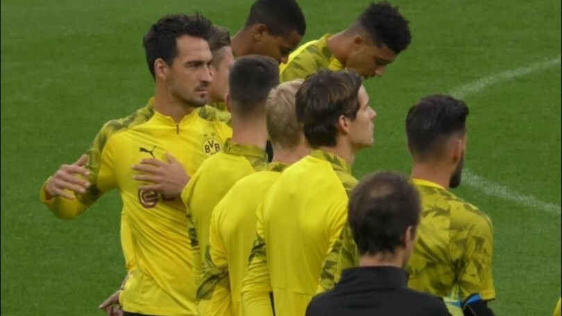 Allenamento a San Siro per il Borussia Dortmund
