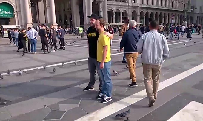 Borussia Dortmund, tifosi per le strade di Milano