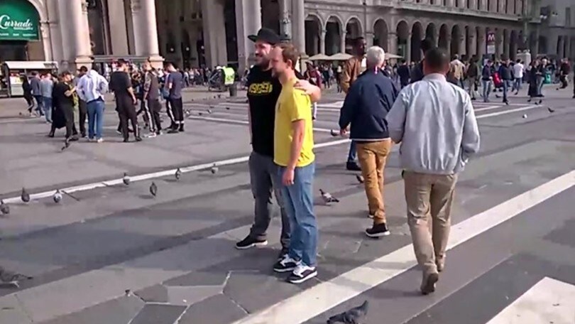 Borussia Dortmund, tifosi per le strade di Milano