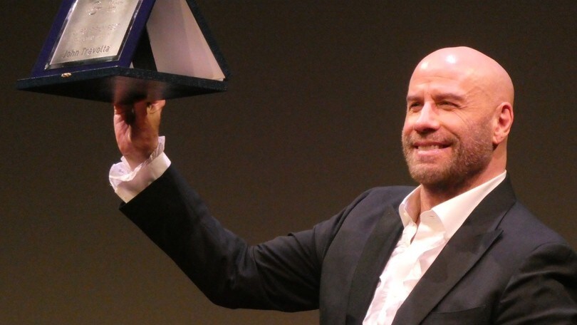 John Travolta premiato alla Festa del Cinema di Roma