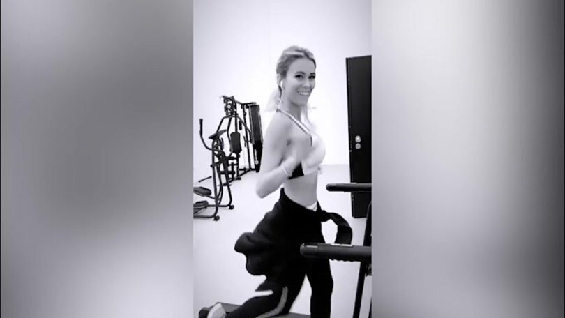 Allenamento di corsa per Diletta Leotta!