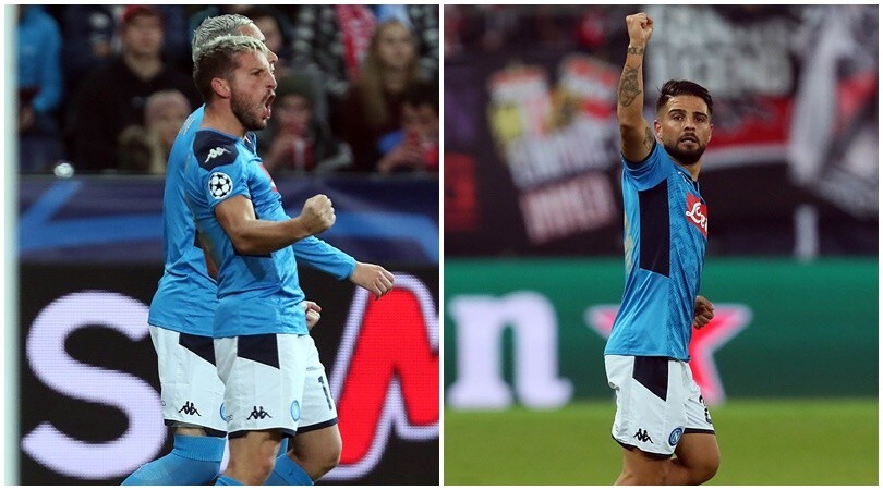 Salisburgo-Napoli 2-3: Mertens supera Maradona, Insigne decisivo