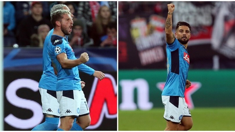 Salisburgo-Napoli 2-3: Mertens supera Maradona, Insigne decisivo