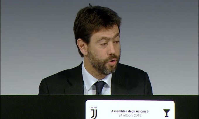 Agnelli: "Nel Ranking passati dal da 43° a 5° posto"