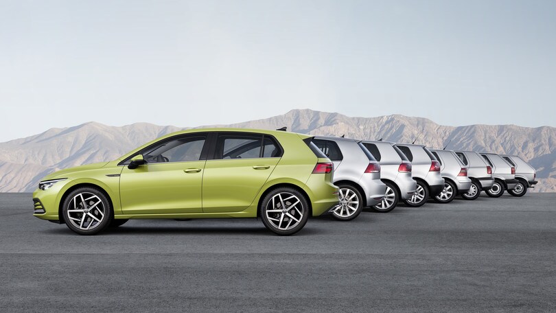 Volkswagen Golf, le 8 serie: ecco le foto
