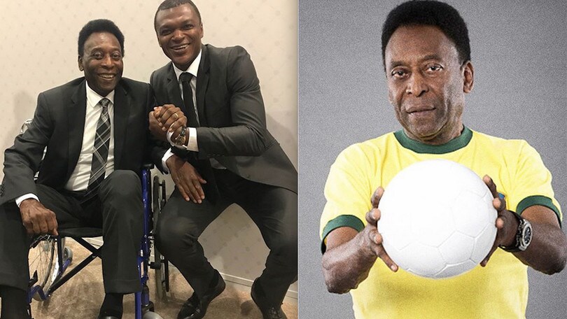 Pelè, 79 anni di auguri mondiali. E Desailly posta la foto omaggio che intenerisce