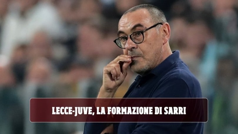 Lecce-Juve, la formazione di Sarri