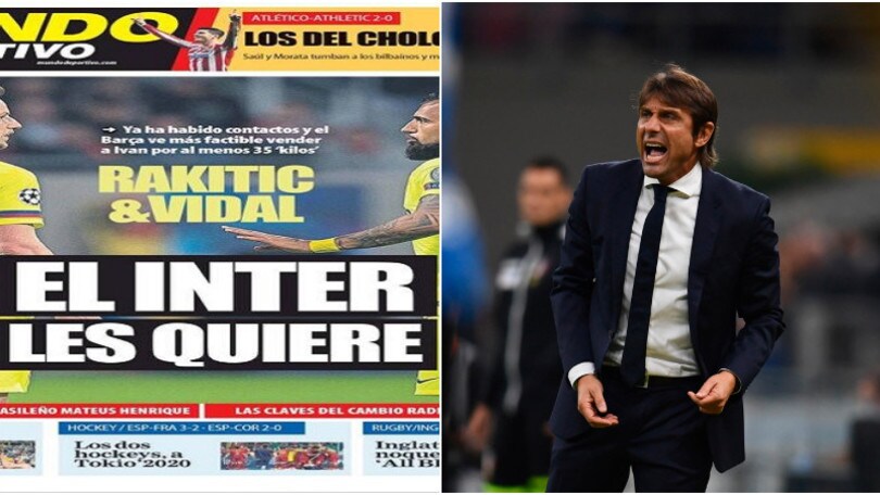 Mundo Deportivo: "Inter, Rakitic e Vidal per dare l'assalto alla Juve"