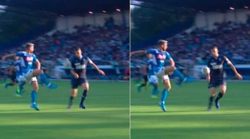 Spal-Napoli, rigore annullato: Mertens s'infuria
