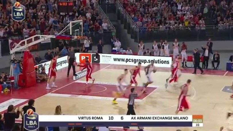 Virtus Roma-AX Armani Exchange Milano 73-79