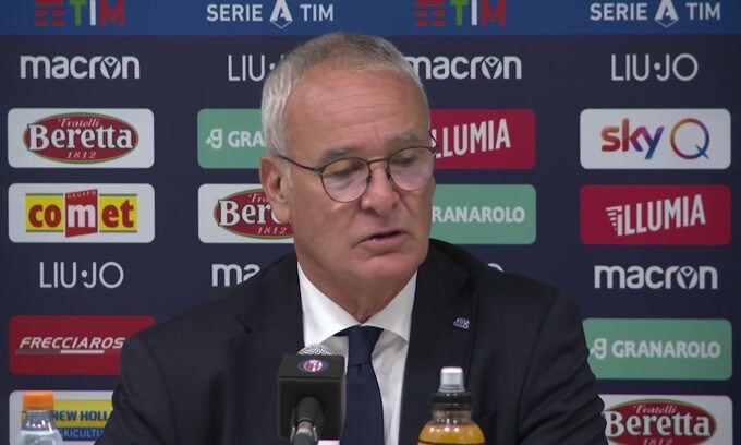 Ranieri su Quagliarella: "E' logico aspettarsi il gol, ma arriverà"