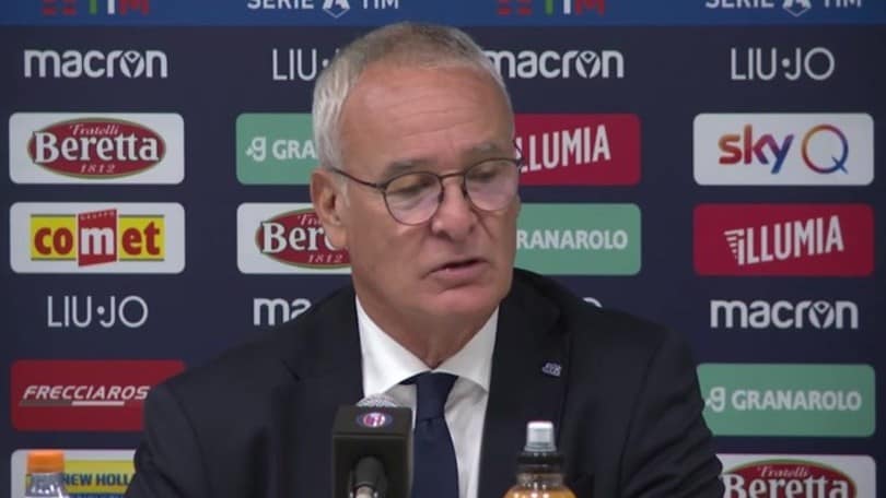 Ranieri su Quagliarella: "E' logico aspettarsi il gol, ma arriverà"