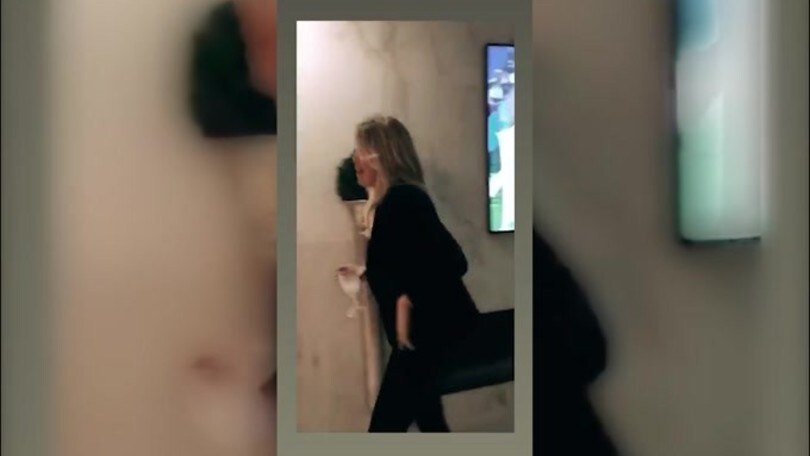 Wanda Nara esulta al gol di Icardi