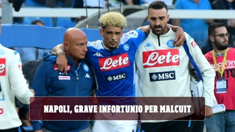 Napoli, grave infortunio per Malcuit